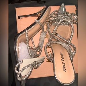 ASOS Sparkly Clear Pumps